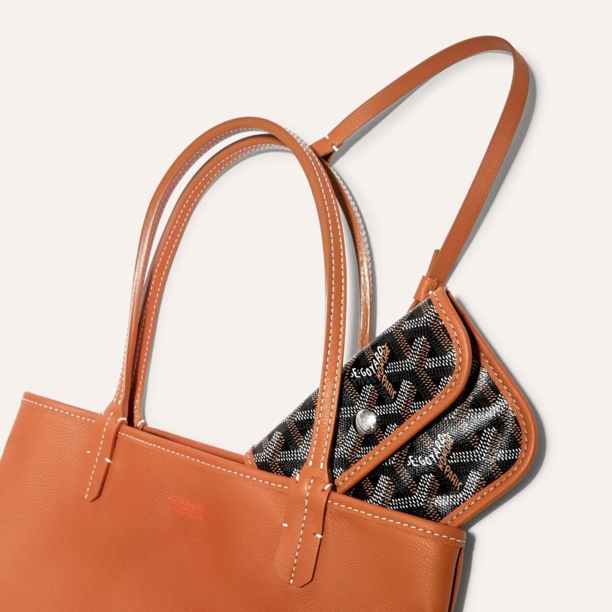 Anjou Mini Bag Black and Tan - Image 3