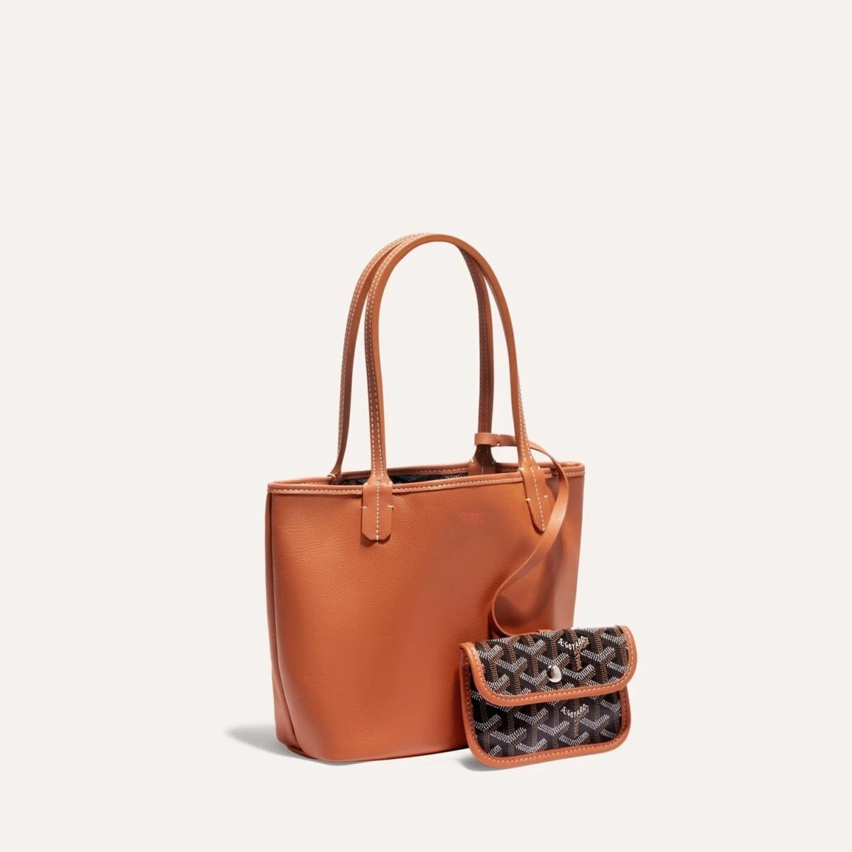 Anjou Mini Bag Black and Tan - Image 2