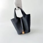 PICOTIN 18 BAG, CABAN, GOLD HARDWARE - Image 3